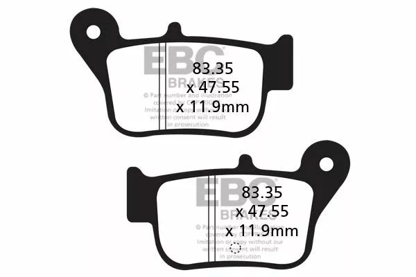 Brake pad freno EBC SFA Org Scooter SFA628