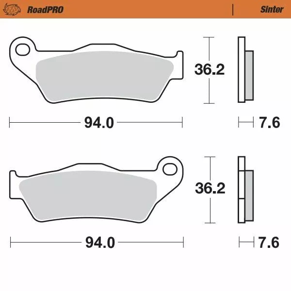 Moto-Master Brake Pad Sinter Rear 403202