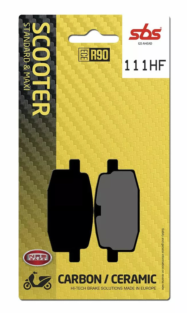 SBS BRAKE PAD CAR/CER SCOOT 111HF