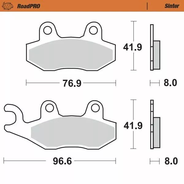 MOTO-MASTER BRAKE PASCE SINTER 410501