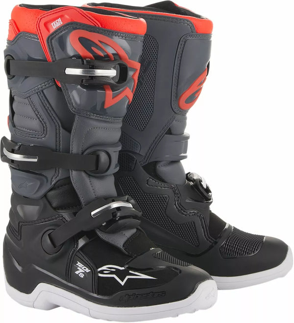 Alpinestars (MX) Boot Tech7s DGY/LGY FL/RD 5 2015017-1133-5