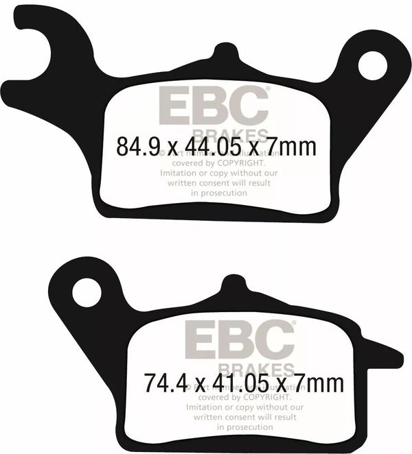EBC BRAKE PAD CARBON SCOOTER SFAC708