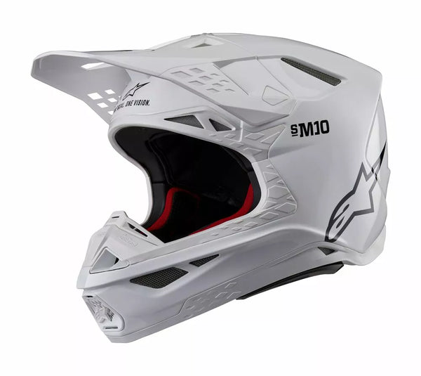 ALPINESTARS (MX) Casco SM10 SOLID WHT XS 8300123-2180-XS