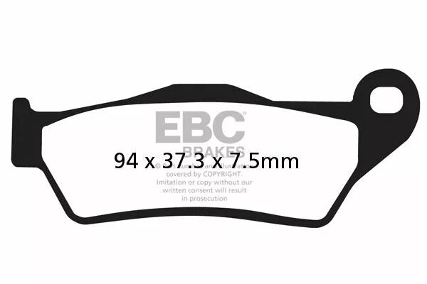 EBC BRAKE PAD CARBON SCOOTER SFAC181
