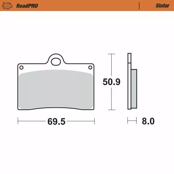 MOTO MASTER BRAKE PACKE SINTER FRITTURA 402001