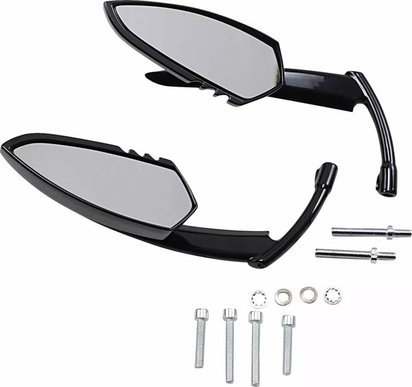 Kuyakyn Mirrors Scythe Black Kur1760