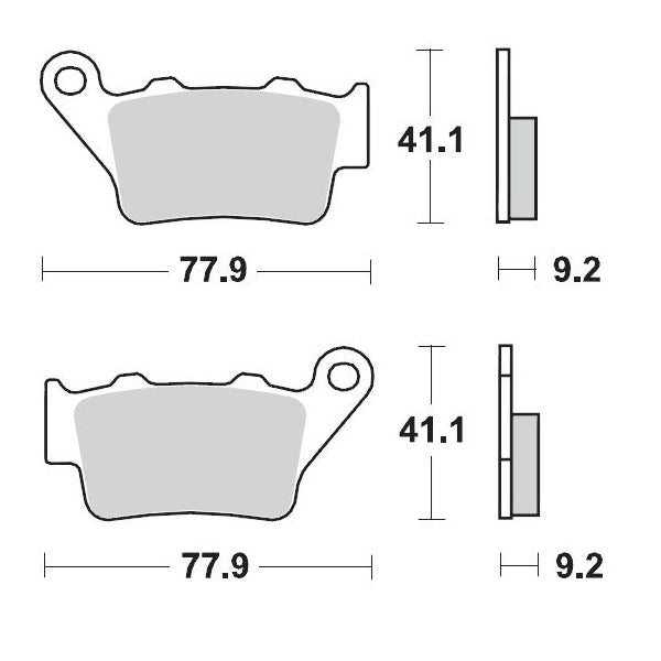 Moto-Master Brake Pad Racing GP 093212
