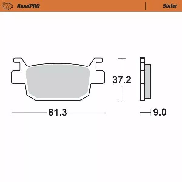 Moto-Master Brake Pad Scooter 401203