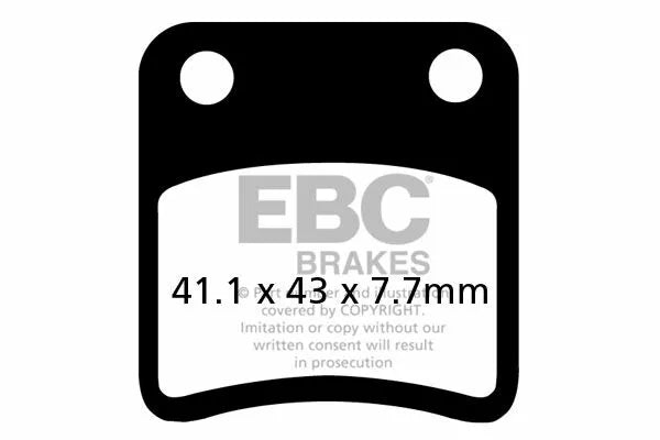 Brake pad freno EBC SFA Org Scooter SFA257