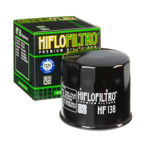 Filtro olio hiflofiltro nero lucido - hf138 hf138