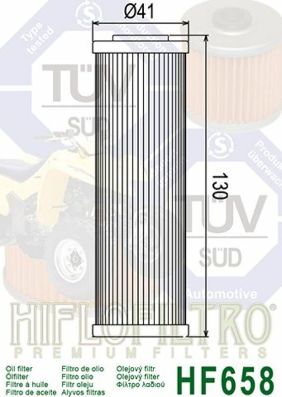 HIFLOFILTRO Oil Filter - HF650 HF650