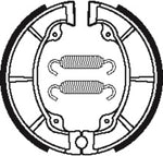 Tecnium Street/ATV Organic Brake Shoes - BA038 1022223