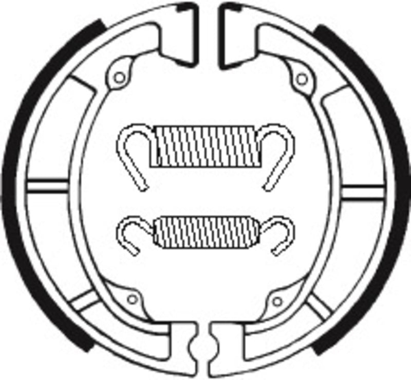 Tecnium Street/Off -Road Organic Brake Shoes - BA039 1022224