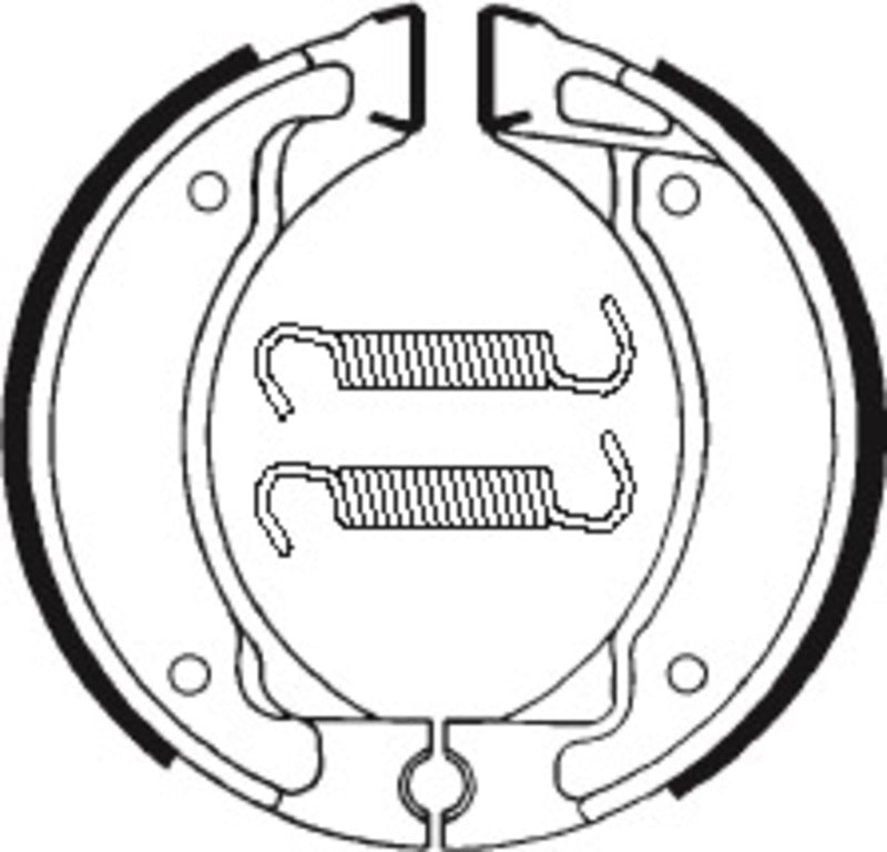 Tecnium Scooter/Street/Off -Road/ATV Brake Brake Shoes - BA050 1022235