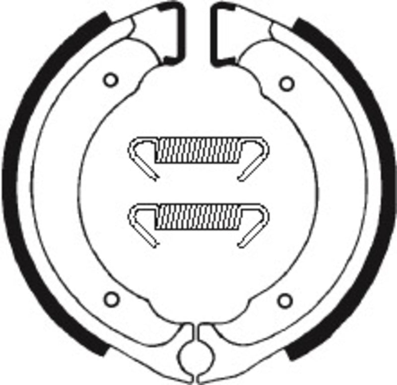 Tecnium scooter/ATV Organic Brake Shoes - BA101 1022270