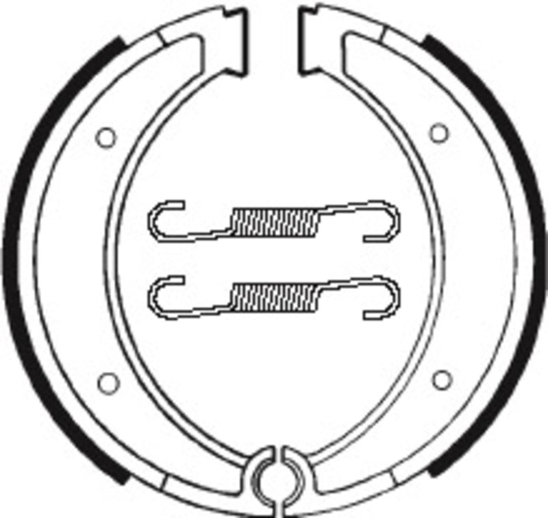 Tecnium Street/Off -road Organic Brake Shoes - BA116 1022282