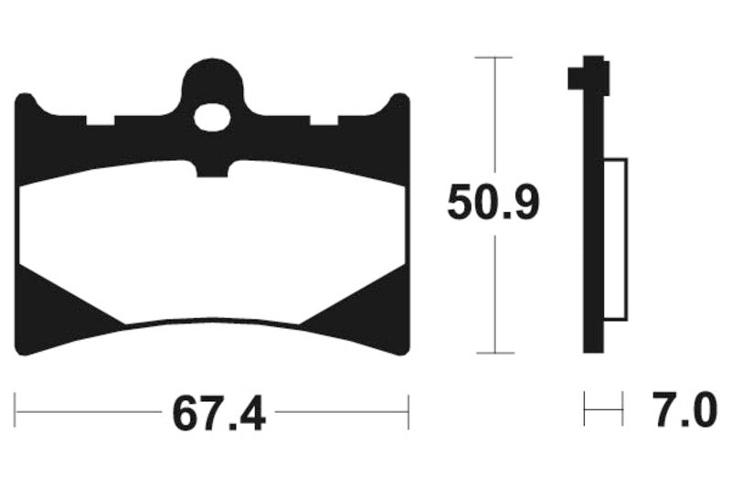 Tecnium Street Organic Brake Cast - MA101 1022326