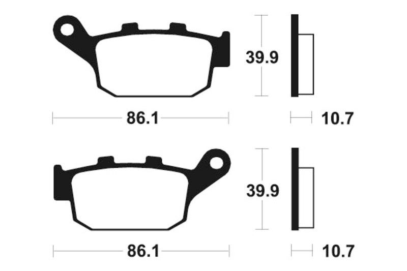 Tecnium Street Organic Brake Cast - MA114 1022336