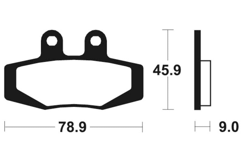 Tecnium Street Organic Brake Calks - MA121 1022342