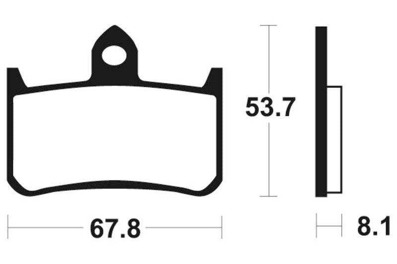 Tecnium Street Organic Brake Cast - MA122 1022343