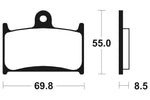 Tecnium Street Organic Brake Cast - MA124 1022345