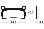 Tecnium Street Organic Brake Cast - MA136 1022358