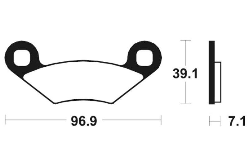 Tecnium Street Organic Brake Cast - MA142 1022365