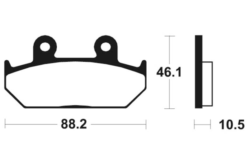 Tecnium Street Organic Brake Cast - MA147 1022370