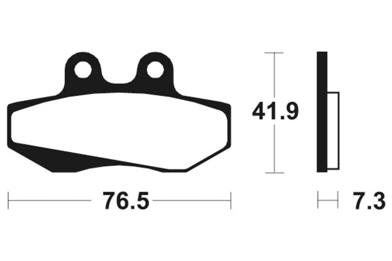 Tecnium Street Organic Brake Cast - MA152 1022375