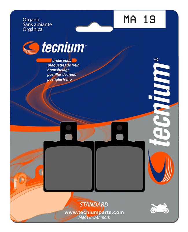 Tecnium Street Organic Brake Pads - MA19 1022406