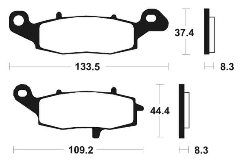 Tecnium Street Organic Brake Cashs - MA205 1022420