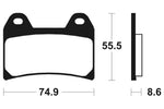 Tecnium Street Organic Brake Cast - MA206 1022421