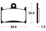 Tecnium Street Organic Brake Cast - MA214 1022423