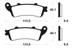 Tecnium Street Organic Brake Calks - MA222 1022426