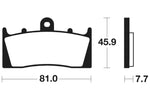 Tecnium Street Organic Brake Cast - MA243 1022439