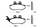 Tecnium Street Organic Brake Cast - MA274 1022452