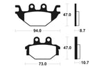 Tecnium Street Organic Brake Cast - MA310 1022474