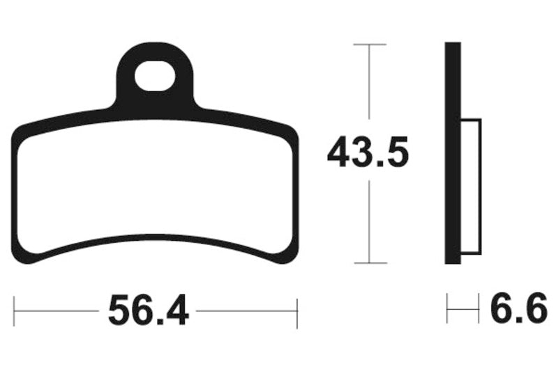 Tecnium Street Organic Brake Cast - MA315 1022476