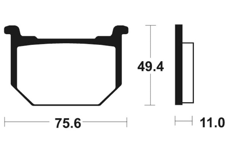 Tecnium Street Organic Brake Cast - MA33 1022481