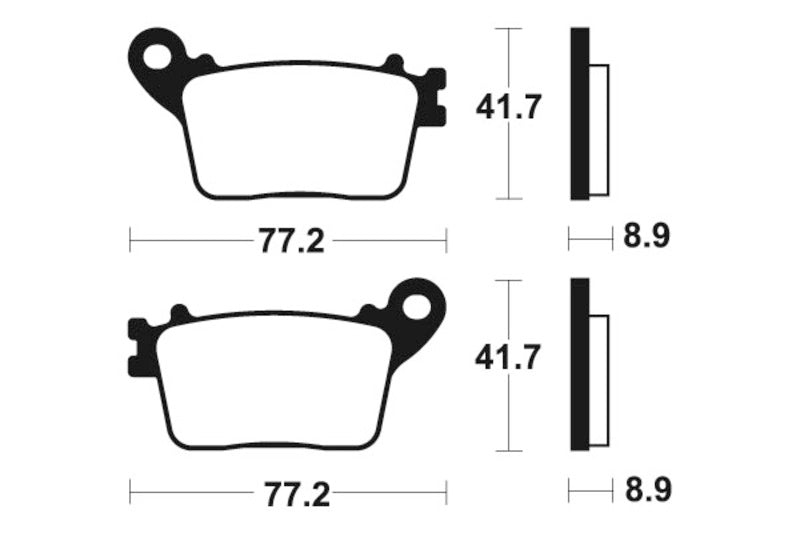 Tecnium Street Organic Brake Cast - MA334 1022483