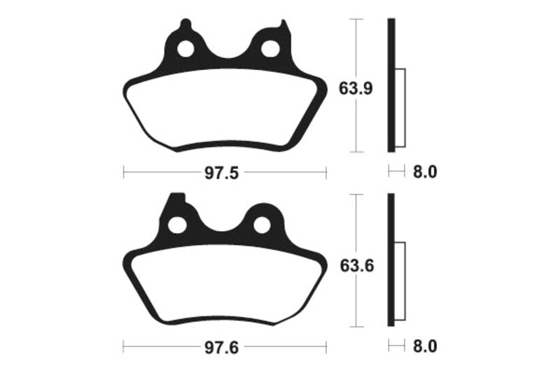 Tecnium Street Organic Brake Cast - MA346 1022486