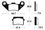 Tecnium Street Organic Brake Cast - MA355 1022489