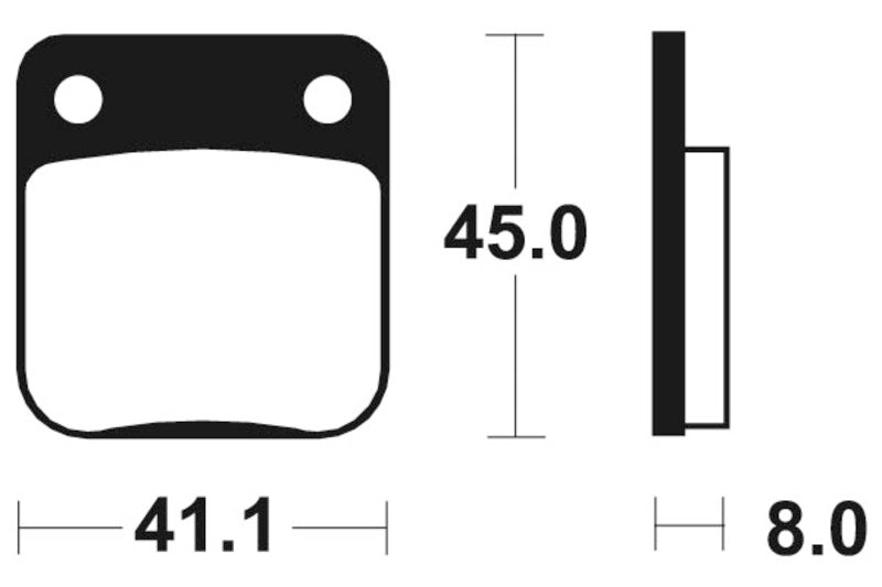 Tecnium Street Organic Brake Cast - MA36 1022492