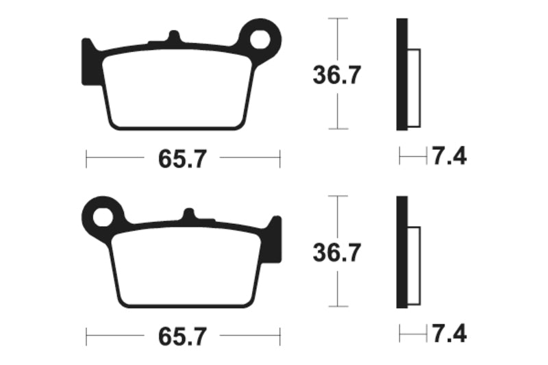 Tecnium Street Organic Brake Cast - MA361 1022493