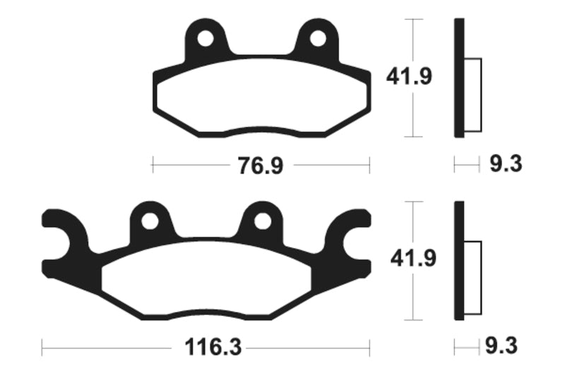 Tecnium Street Organic Brake Calks - MA378 1022497