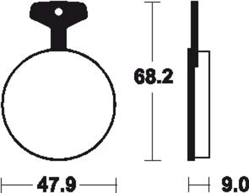 Tecnium Street Organic Brake Cast - MA4 1022505