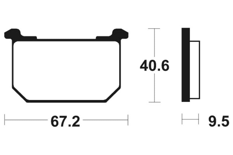 Tecnium Street Organic Brake Cast - MA40 1022506