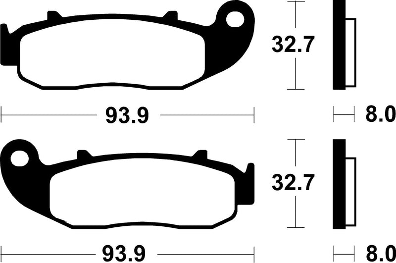 Tecnium Street Organic Brake Calks - MA426 1022513