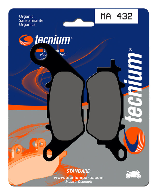 Tecnium Street Organic Brake Pads - MA432 1022515