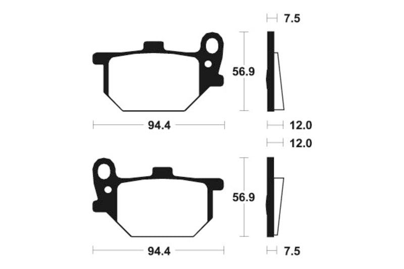 Tecnium Street Organic Brake Cast - MA45 1022517